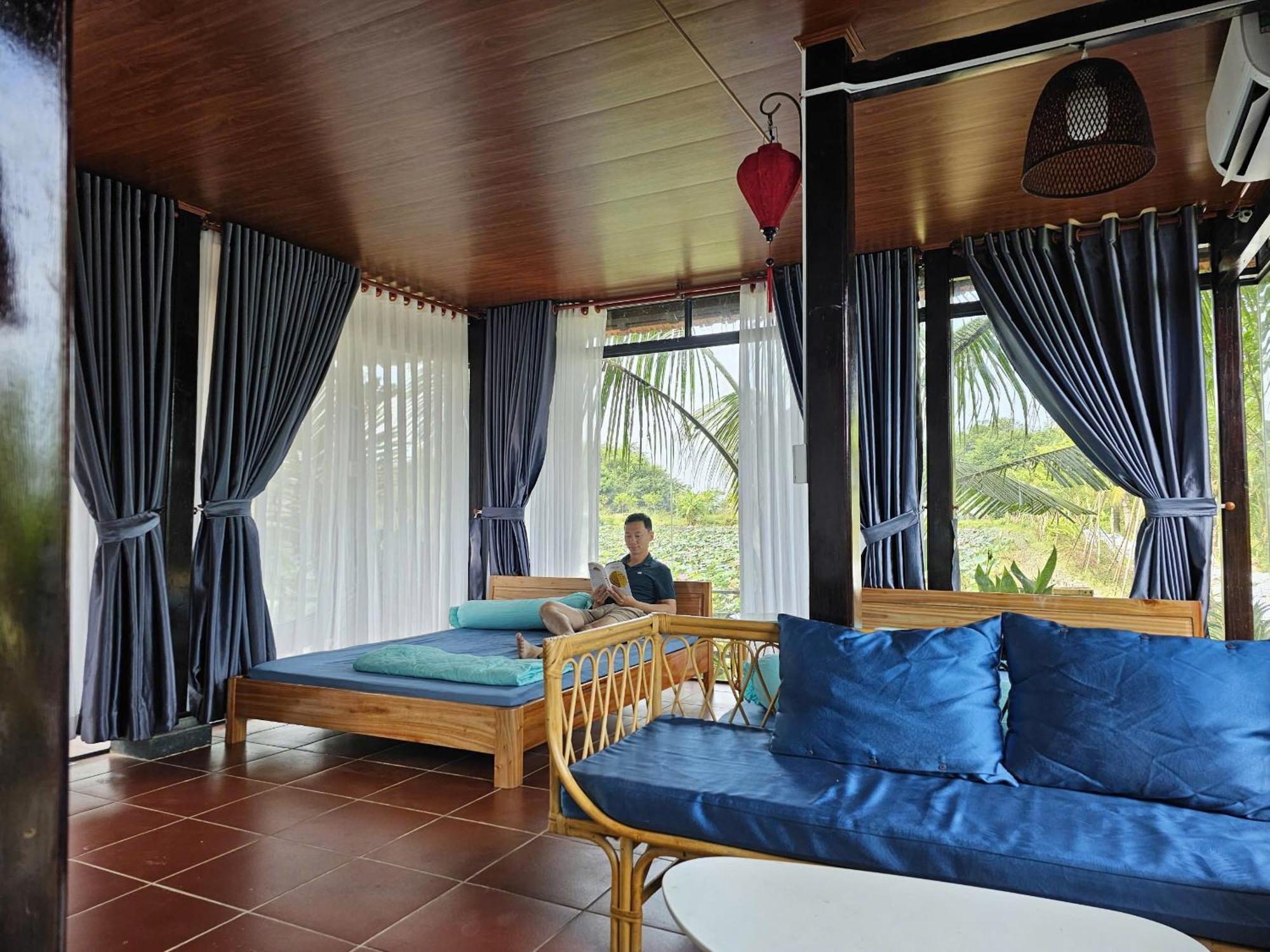 Phu Dien Homestay Cat Tien Esterno foto